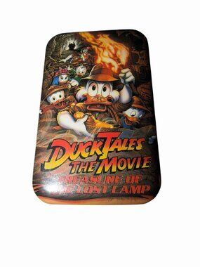1990 Vtg DuckTales the Movie Treasure Lost Lamp Disney Promo Pinback Button
